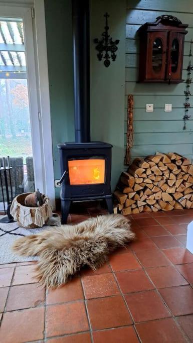 Comfortable Chalet In A Unique Location In Forest Essen Kültér fotó